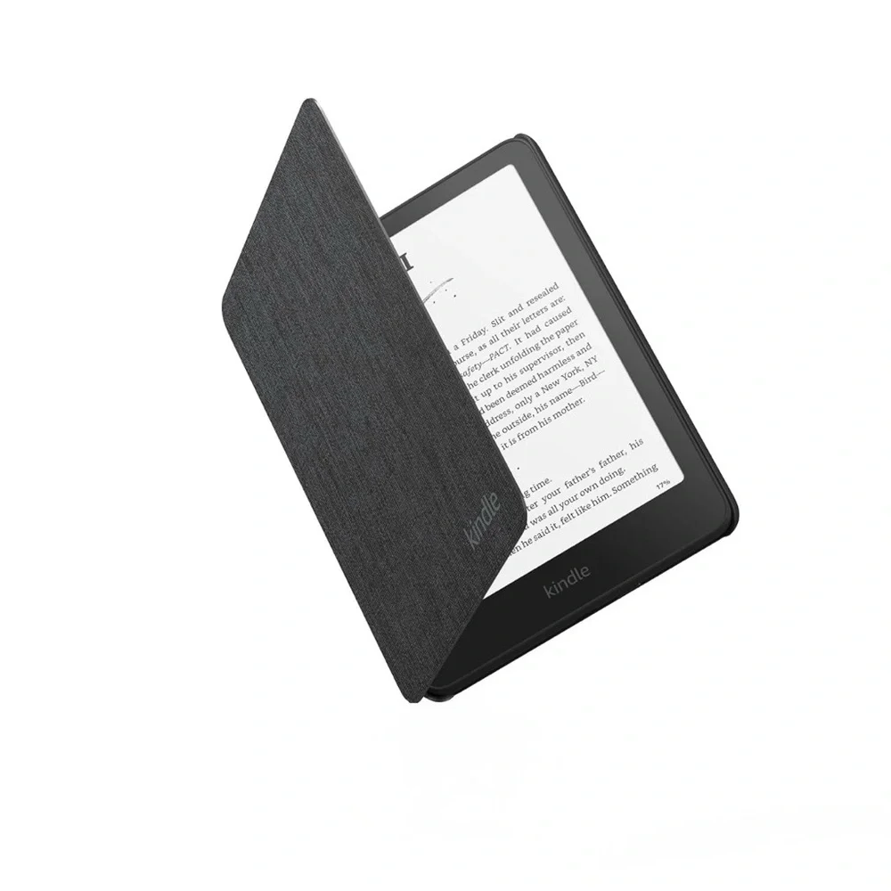 AMAZON Kindle Paperwhite &‎ Kindle Colorsoft Fabric Case Foldable Black New